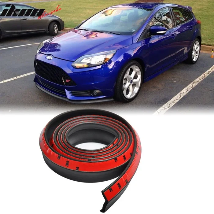 100″ Ford Front Bumper Lip Splitter Chin Side Spoiler Rubber Foam