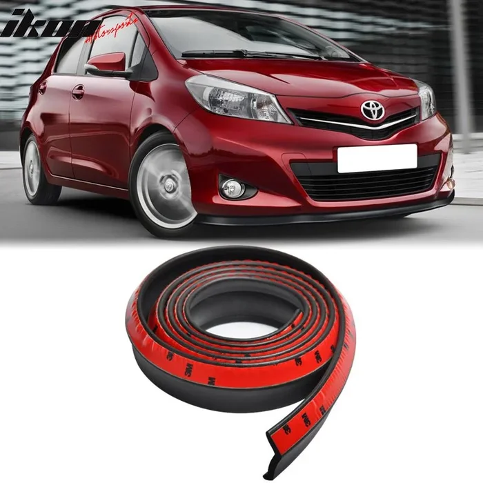 100″ Toyota Front Bumper Lip Splitter Chin Side Spoiler Rubber Foam