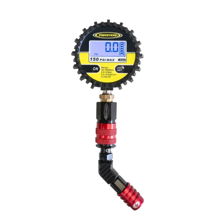 150D TPG RED – 150 psi Back-Lit Digital Modular Tire Pressure Gauge