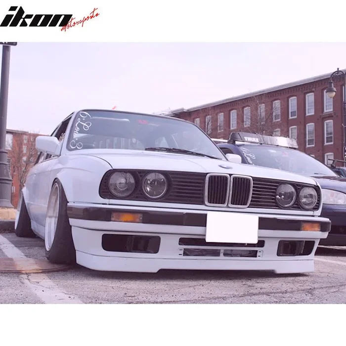 1988-1992 BMW E30 Front Lip M-Tech Style Bumper Lip Spoiler PP