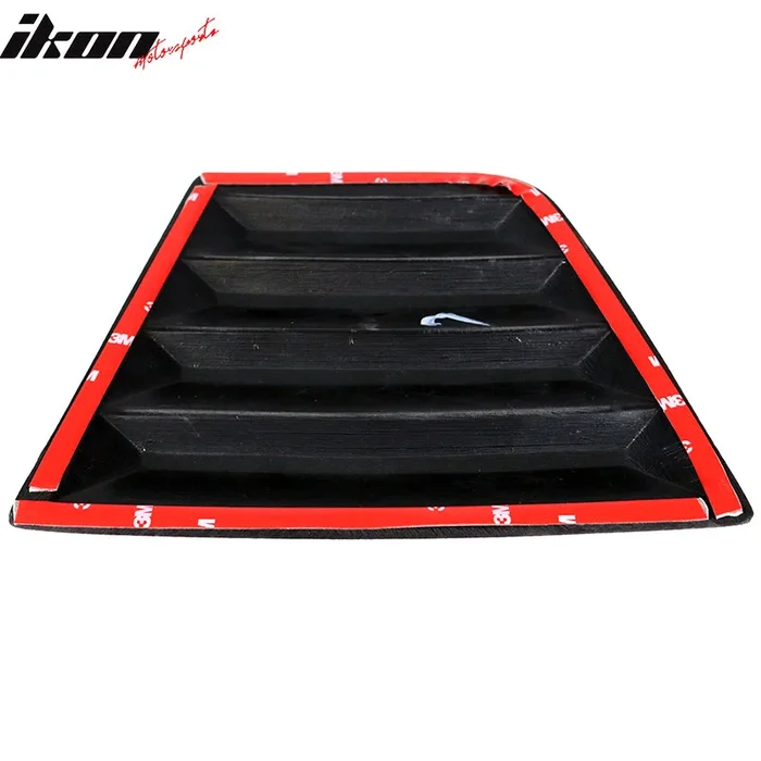 2011-2023 Dodge Charger V2 Style Window Louver Windshield Gloss Black