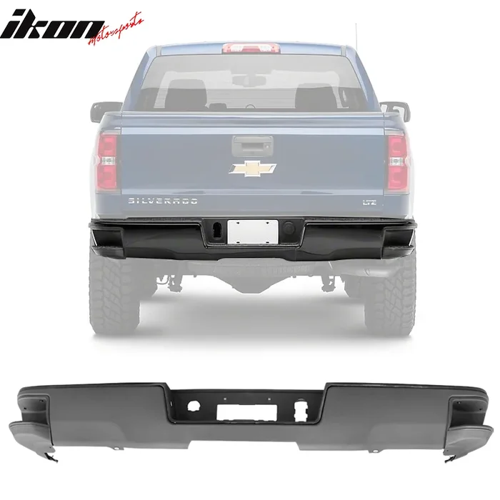 2014-2018 Silverado GMC Sierra 1500 Rear Step Bumper w/o Sensor Holes