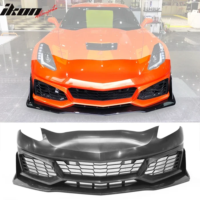 2014-2019 Chevy Corvette C7 Front Bumper Kits Upgrade To 2019 ZR1 PP
