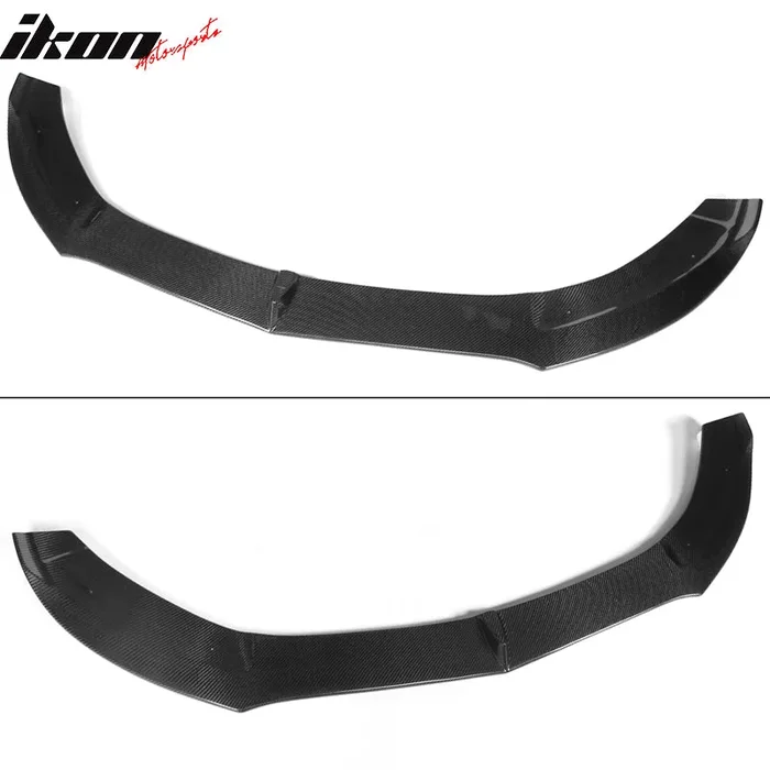 2015-2018 Benz W205 C Class PSM Style Front Bumper Lip Carbon Fiber