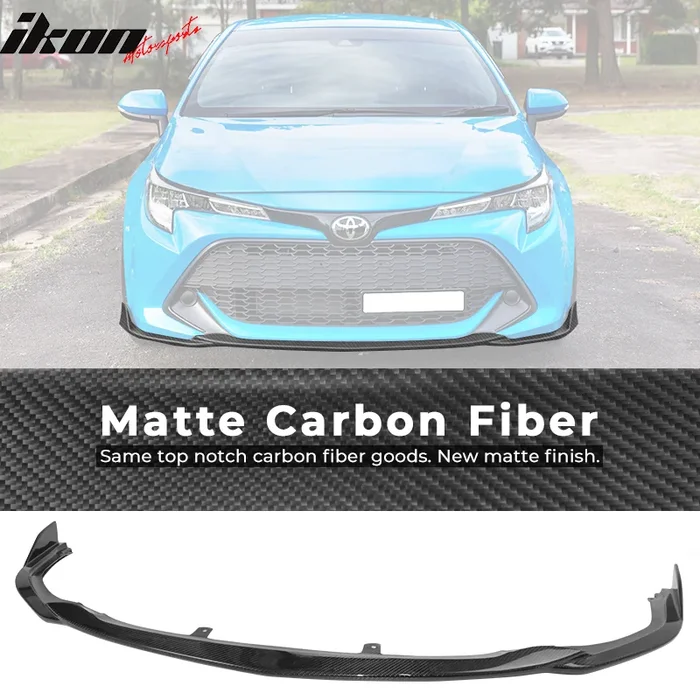 2019-2022 Toyota Corolla E210 Hatchback Carbon fiber Front Lip Spoiler