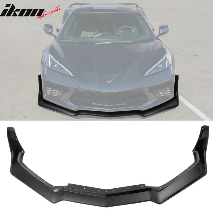 2020-2025 Chevy Corvette C8 ZR1 Style Front Lip Spoiler 7PCS ABS