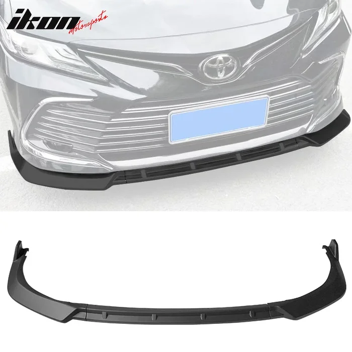 2021-2023 Toyota Camry LE Front Bumper Lip IKON Style PP 3PC