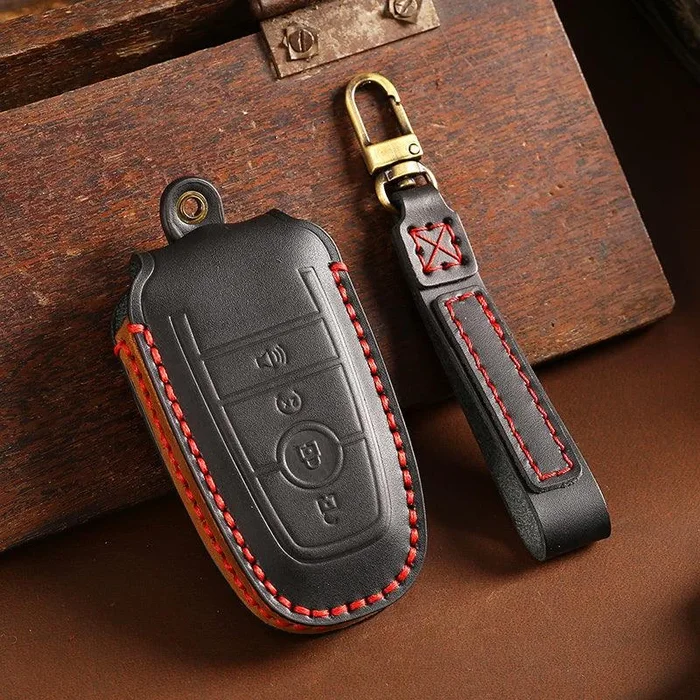 3W Key Fob Cover Case 4 Button for Ford Bronco