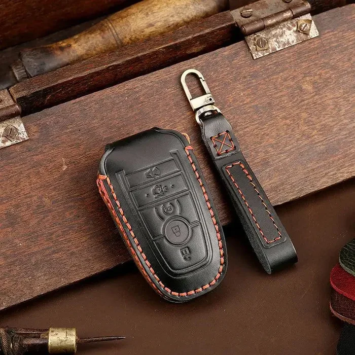 3W Key Fob Cover Case Compatible for New 5 Button Ford SUV
