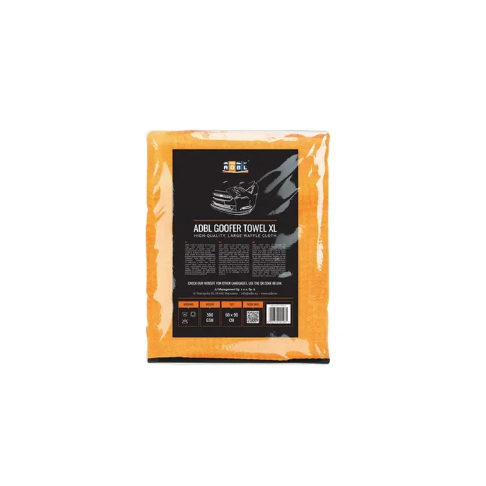 ADBL GOOFER TOWEL XL ADB000062 Car cleaning sponges Size 60 cm x 90 cm