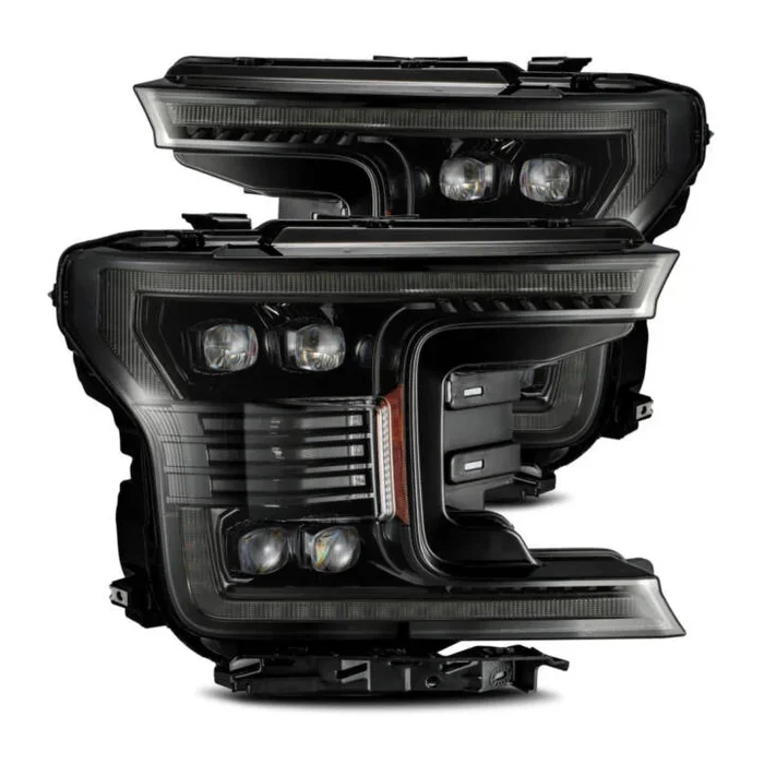 AlphaRex 2018-2020 Ford F-150 NOVA-Series LED Projector Alpha Black Headlights