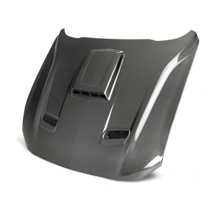 Anderson Composites 2021-2022 Ford Mustang Mach 1 Type-SK Double Sided Carbon Fiber Hood