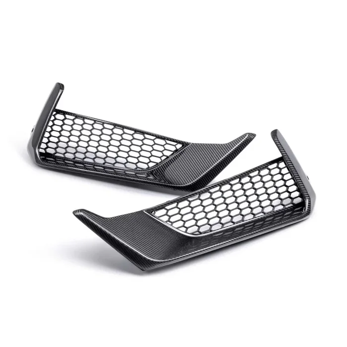 Anderson Composites 2024-2025 Ford Mustang Dark Horse Carbon Fiber Front Bumper Inserts