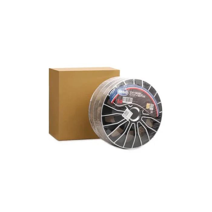 ARGO 14 VOLTEC PRO Wheel trims 14 Inch Black/Silver
