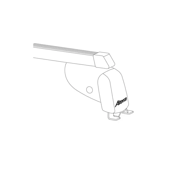 Atera Signo 044155 Roof bars for cars without rails, 137 cm, 100 kg, Steel