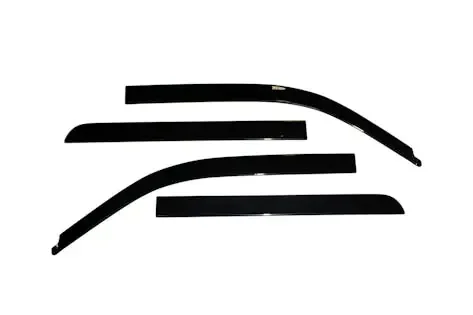 AVS 894091 Ventvisor Deflector; Smoke; Low Profile; Outside Mount; 4 pc.