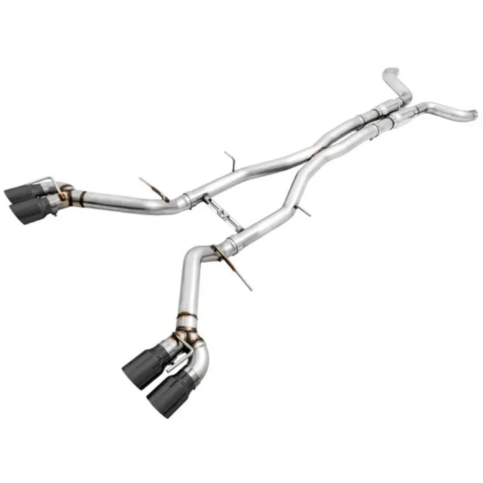 AWE 2016-2024 Chevrolet Camaro SS / ZL1 / LT1 Track Edition Cat-Back Exhaust – Non-Resonated- Diamond Black Tips (Quad Outlet)