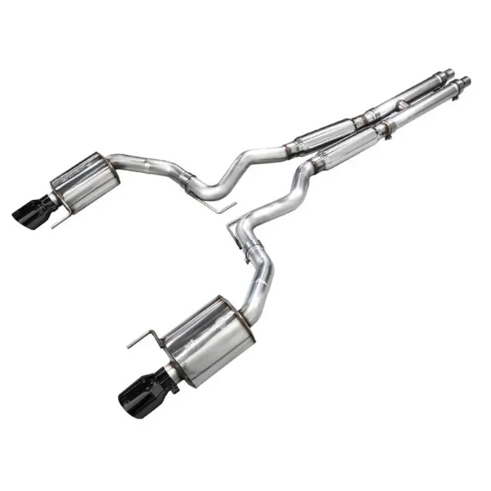 AWE 2024 Ford Mustang GT S650 Touring Edition Exhuast – Dual Tips – Black Diamond