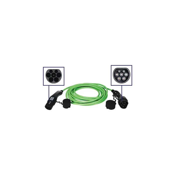 BLAUPUNKT 0270006 Charging cable Charging coupler type 2, Charging plug type 2, 32A, 22kW, 8m, Phases 3, 450V, IP54