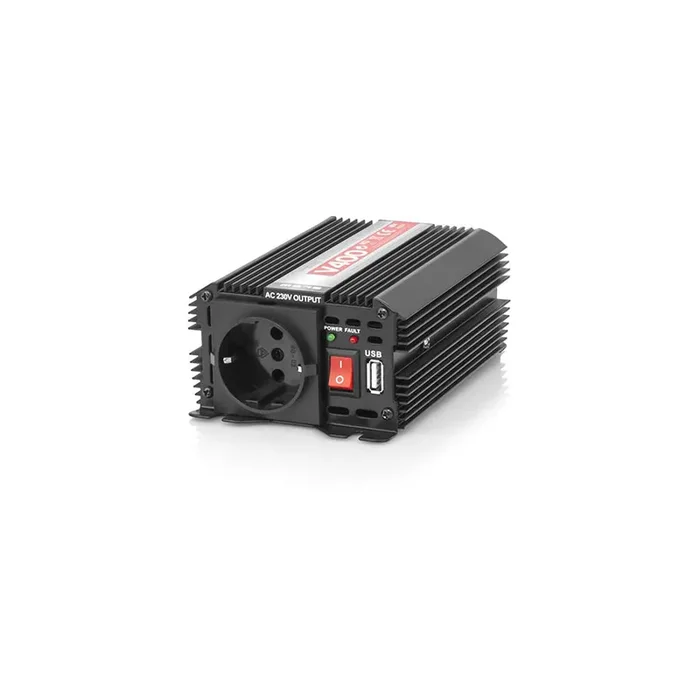 BLOW V400 4382 Inverter max. 400W, with cigarette lighter plug, with electric safety socket, with fuse