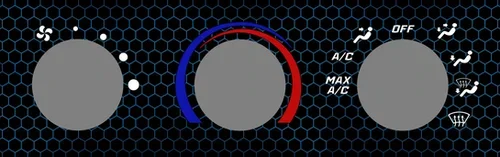 Blue Hex Edition Climate Control Overlay