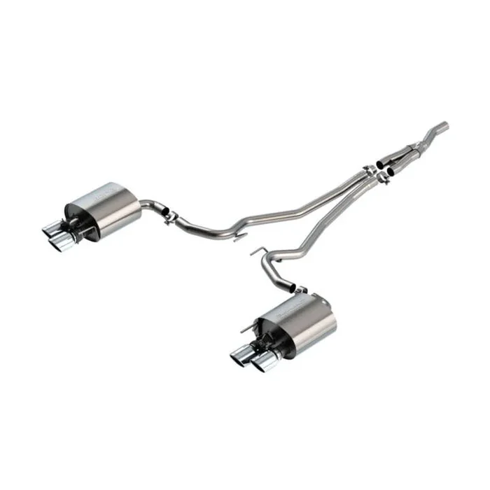 Borla 2019-2023 Ford Mustang EcoBoost HPP S-Type Cat-Back Exhaust – Chrome Tips