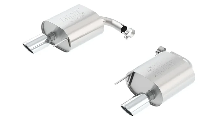 Borla Exhaust 2015-2023 Ford Mustang EcoBoost ATAK Axle-Back Exhaust – Chrome Tips