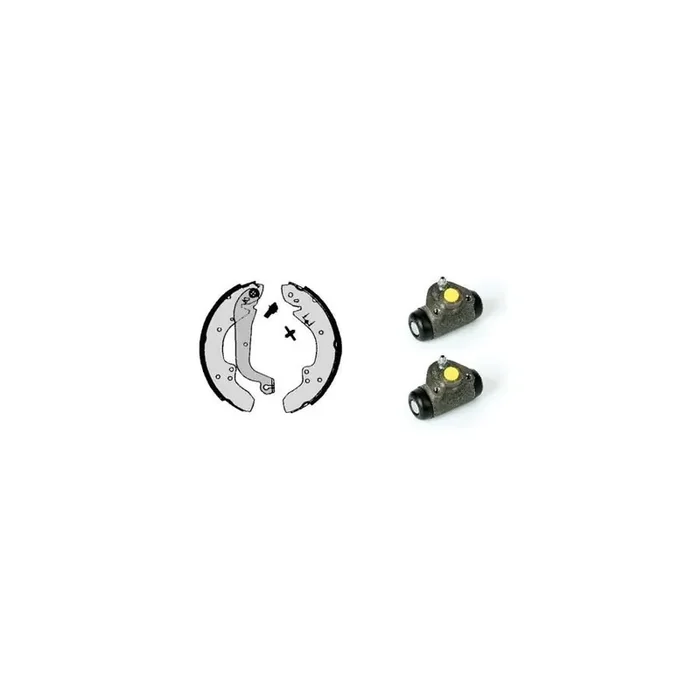 BREMBO STANDARD KIT H 23 010 Brake Shoe Set Ø 254mm