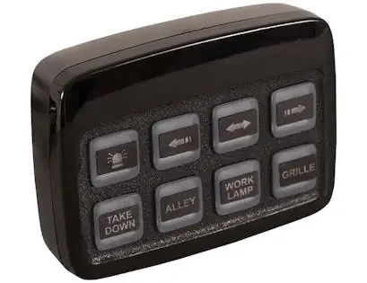 Buyers Products Company 6391208 Black Pre-Wired 7-Function Panel Multi-Function Programmable