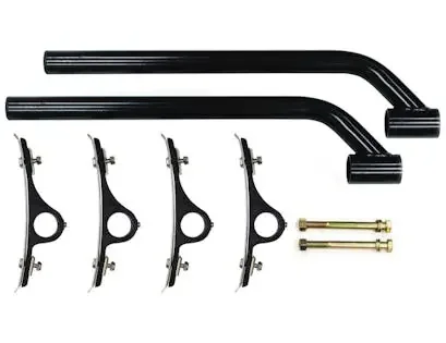Buyers Products Company 8591000 Black Powder Coated Poly Fender Mounting Kit