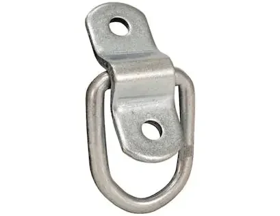Buyers Products Company B20 1/4 Inch Rope Ring With 2-Hole Mounting Bracket Zinc Plated