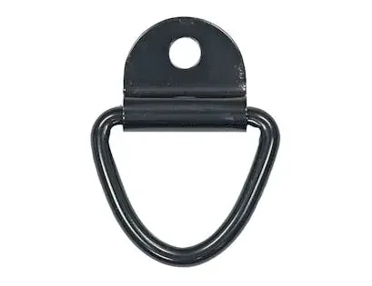 Buyers Products Company B21 1/4 Inch Forged Rope Ring With 1-Hole Integral Mounting Bracket Zinc Plated