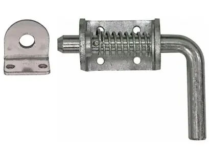 Buyers Products Company B2596LKB 3/4 Inch Zinc Plated Heavy Duty Spring Latch Assembly With Keeper