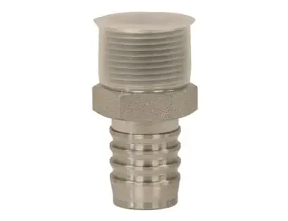 Buyers Products Company BCA16180 Suction Hose Barbed Adapter 1 Inch Male Npt X 1 Inch Hose Barb