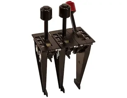 Buyers Products Company BTTT52 Pto-Hoist-Hoist B-Series Triple Lever Control For 1/4-28 Threaded Cable
