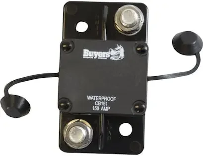 Buyers Products Company CB151 150 Amp Large Frame Circuit Breaker – Auto Reset