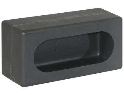 Buyers Products Company LB383P Single Oval Light Box Black Polyethylene