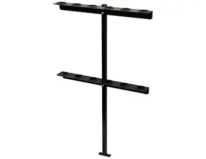 Buyers Products Company LT35 Vertical Hand Tool Rack For Open Landscape Trailers