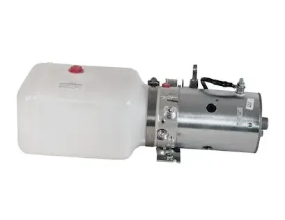 Buyers Products Company PU311 3-Way Dc Power Unit-Metered Release Valve Horizontal 0.86 Gallon Poly Reservoir