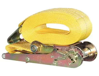 Buyers Products Company RS132715F 3 Inch X 27 Foot Ratchet Strap With Flat Hooks