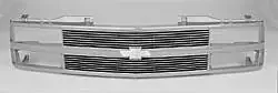 Carriage Works 40013 Black Aluminum Billet Main Grille