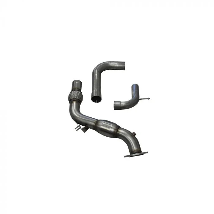 Corsa 2015-2022 Ford Mustang Ecoboost High-Flow Catted Stainless Steel 3″ Downpipe