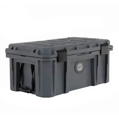 D.B.S. – Dark Grey 95 QT Dry Box With Drain and Bottle Opener