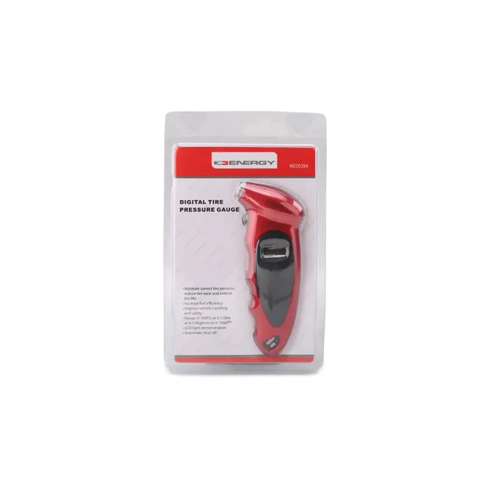 ENERGY NE00394 Tyre pressure gauge Electronic, with LCD display