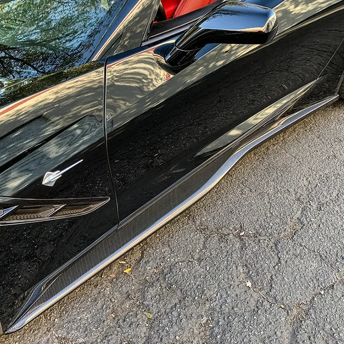 EOS 2014-2019 Chevrolet Corvette C7 Z06/Z07 Carbon Fiber Side Skirts
