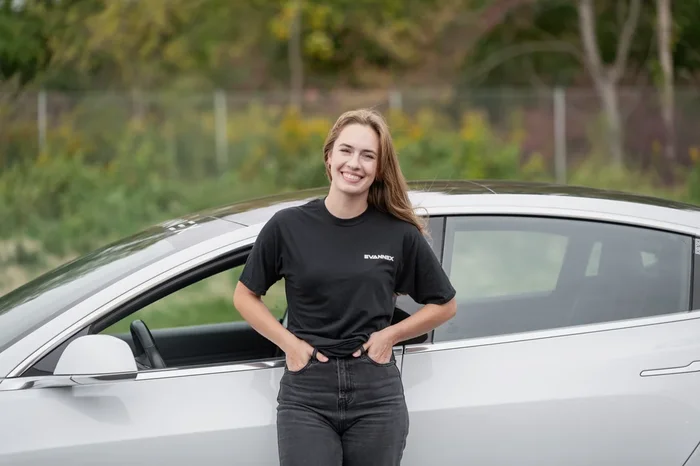 EVANNEX Single Color Logo T-Shirt for EV Owners
