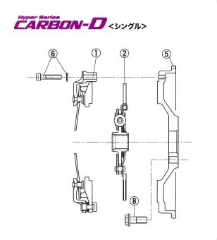 EXEDY CARBON-D BOLT SET For HONDA S2000 AP1 AP2 BS11