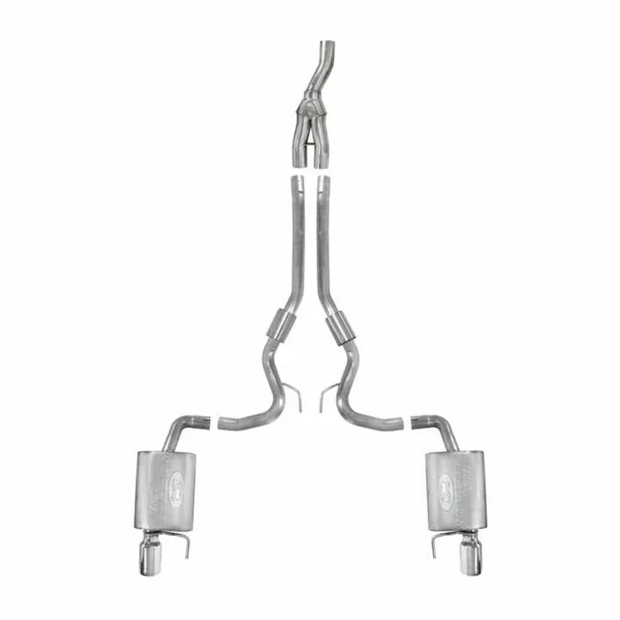 Ford Performance by Borla 2015-2021 Ford Mustang EcoBoost Cat-Back Exhaust with Chrome Tips