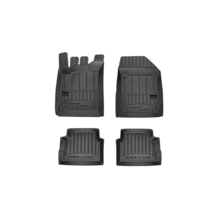 FROGUM 3D407312 Floor mat set for OPEL Vectra C Saloon (Z02) Elastomer, Front and Rear, Quantity 4, Black