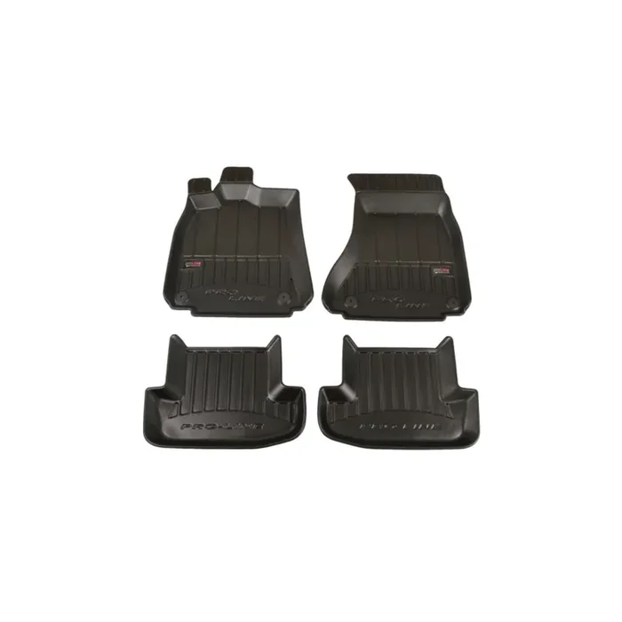 FROGUM 3D407954 Floor mat set for AUDI A5 B8 Coupe (8T3) Elastomer, Front and Rear, Quantity 4, Black